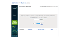 Desktop Screenshot of cambiodedivisas.org